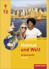 Heimat und Welt 9 / 10. Arbeitsheft. Thüringen