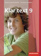 Klartext 9. Schulbuch. Nordrhein-Westfalen