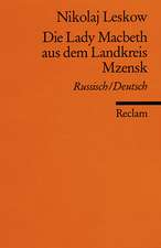 Die Lady Macbeth aus dem Landkreis Mzensk