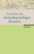 Geschichte des deutschsprachigen Romans