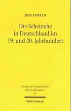 Die Scheinehe in Deutschland Im 19. Und 20. Jahrhundert