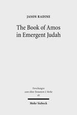 The Book of Amos in Emergent Judah