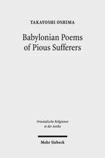 Babylonian Poems of Pious Sufferers