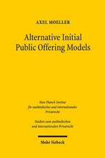 Alternative Initial Public Offering Models