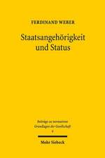 Staatsangehörigkeit und Status