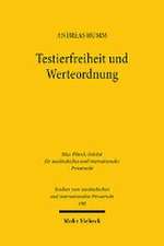 Testierfreiheit und Werteordnung