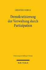 Demokratisierung der Verwaltung durch Partizipation