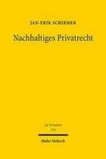 Nachhaltiges Privatrecht