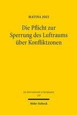 Die Pflicht zur Sperrung des Luftraums über Konfliktzonen