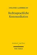 Rechtssprachliche Kommunikation