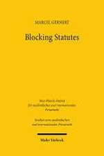 Blocking Statutes