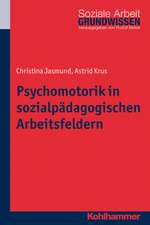 Psychomotorik in Sozialpadagogischen Arbeitsfeldern: Grundlagen Und Handlungsansatze