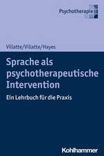 Sprache als psychotherapeutische Intervention