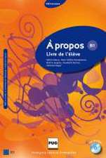 À propos B1. Livre de l'élève + MP3-CD