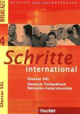 Schritte international 4. Glossar XXL Deutsch - Tschechisch