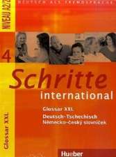 Schritte international 4. Kurs- und Arbeitsbuch mit Audio-CD und Glossar XXL Deutsch - Tschechisch