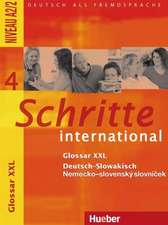 Schritte international 4. Glossar XXL Deutsch-Slowakisch