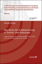 Das Recht der Kreditsicherung in Zentral- und Osteuropa