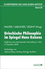 Griechische Philosophie im Spiegel Hans Kelsens