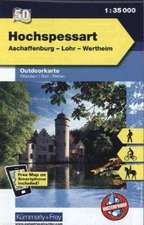 KuF Deutschland Outdoorkarte 50 Hochspessart 1 : 35 000