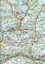 Kümmerly+Frey Regional-Strassenkarte Vorarlberg, Tirol 1:175.000