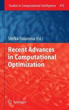 Recent Advances in Computational Optimization