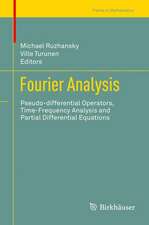 Fourier Analysis: Pseudo-differential Operators, Time-Frequency Analysis and Partial Differential Equations