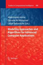 Modeling Approaches and Algorithms for Advanced Computer Applications