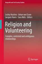 Religion and Volunteering: Complex, contested and ambiguous relationships