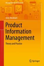 Product Information Management: Theory and Practice