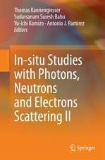 In-situ Studies with Photons, Neutrons and Electrons Scattering II