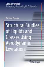 Structural Studies of Liquids and Glasses Using Aerodynamic Levitation