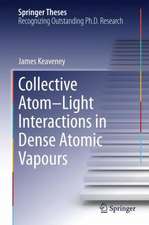 Collective Atom–Light Interactions in Dense Atomic Vapours