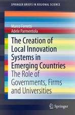 The Creation of Local Innovation Systems in Emerging Countries: The Role of Governments, Firms and Universities