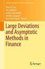 Large Deviations and Asymptotic Methods in Finance