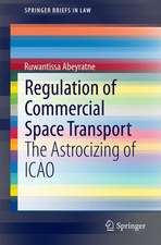 Regulation of Commercial Space Transport