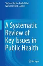 A Systematic Review of Key Issues in Public Health