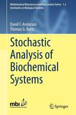 Stochastic Analysis of Biochemical Systems