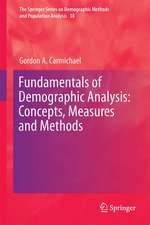 Fundamentals of Demographic Analysis: Concepts, Measures and Methods