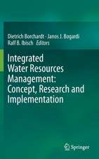 Integrated Water Resources Management: Concept, Research and Implementation