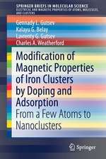 Modification of Magnetic Properties of Iron Clusters by Doping and Adsorption: From a Few Atoms to Nanoclusters