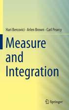 Measure and Integration