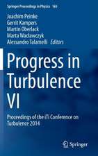 Progress in Turbulence VI: Proceedings of the iTi Conference on Turbulence 2014