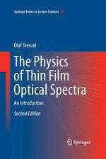 The Physics of Thin Film Optical Spectra: An Introduction