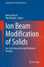 Ion Beam Modification of Solids: Ion-Solid Interaction and Radiation Damage