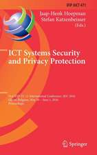 ICT Systems Security and Privacy Protection