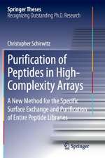 Purification of Peptides in High-Complexity Arrays: A New Method for the Specific Surface Exchange and Purification of Entire Peptide Libraries