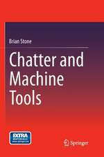 Chatter and Machine Tools