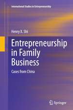 Entrepreneurship in Family Business: Cases from China