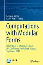 Computations with Modular Forms